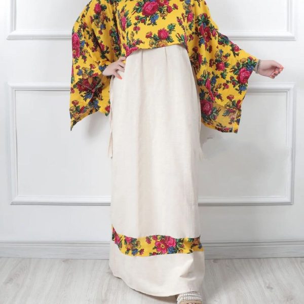 ست سارافون و روی گلدار