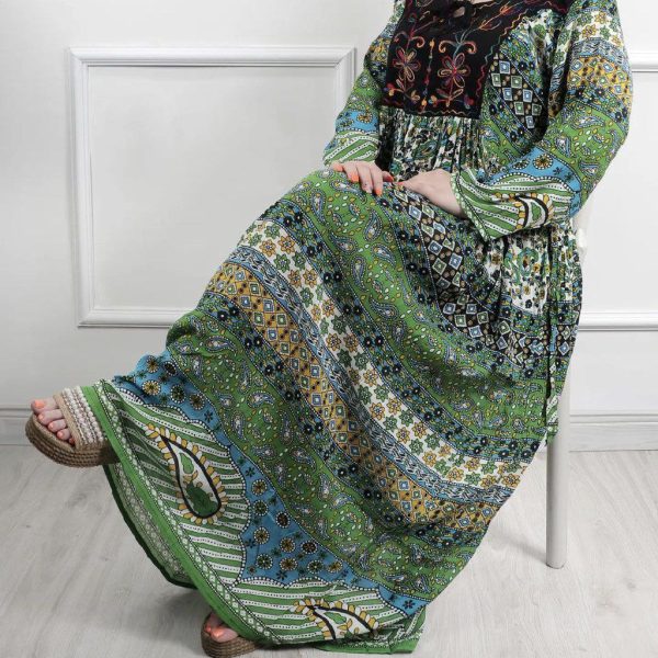 پیراهن کریشه گلدوزی